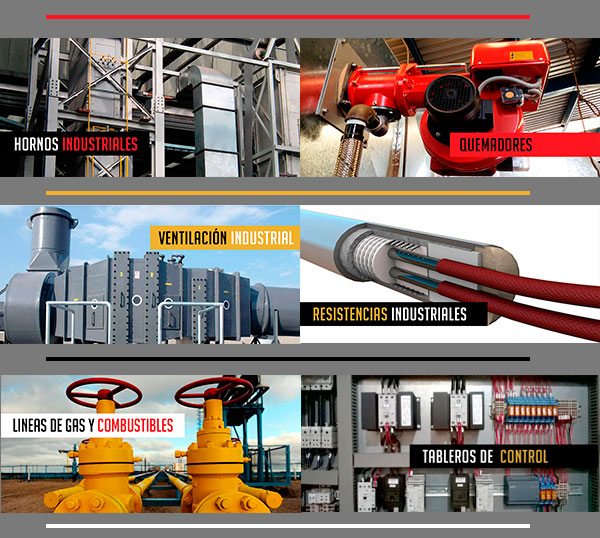 Hornos Resistencias Ventiladores Quemadores Industriales